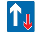 Priority Over Oncoming Traffic Plate 750mm